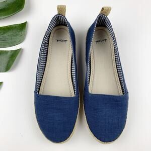 Sanuk Espie Flats Slip On Blue Casual Women's 7